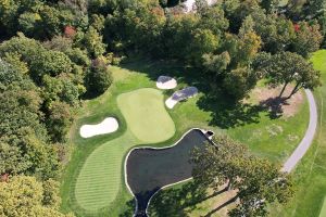 Fenway 17th Green Aerial